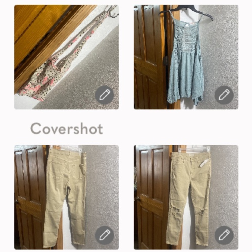 Free People tan👖29R+Boho bag 14x14x14strap+Free Blouse